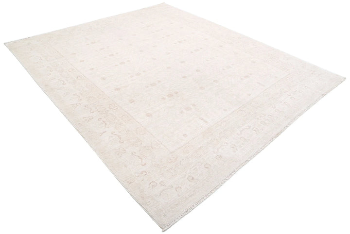 Afghan Oushak Rug 7' 11" x 9' 5" Hand-Knotted | No. AT93518