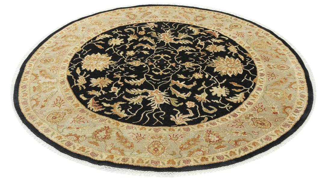 Indian Oriental Rug 5' 10" x 5' 11" Hand-Knotted | No. AT93531