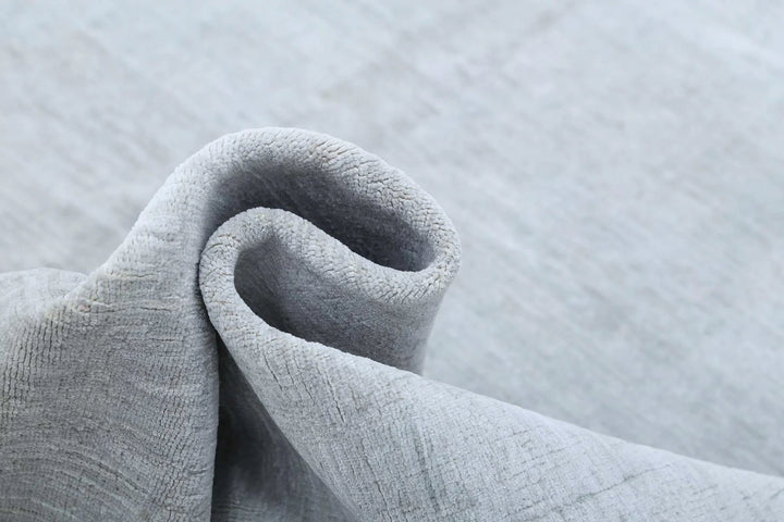 Grey Afghan Overdye Rug 8' 6" x 11' 0" Hand-Knotted | No. AT93780