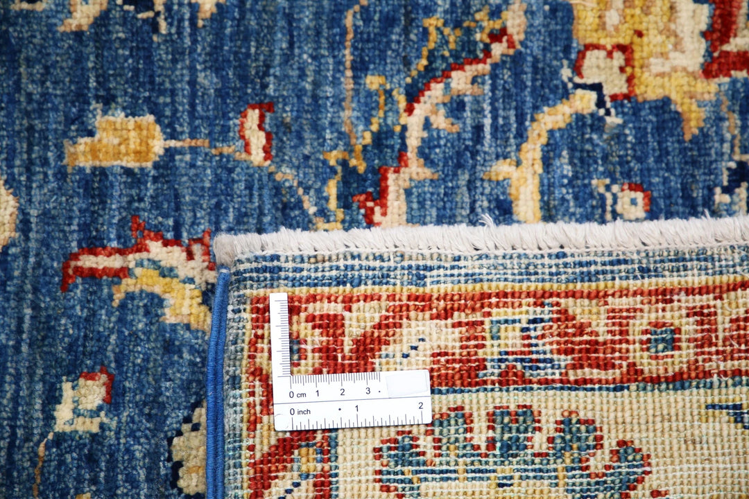 Afghan Ziegler Rug 5' 0" x 6' 8" Hand-Knotted | No. AT93898