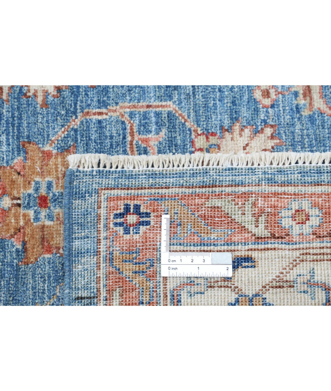 Afghan Ziegler Rug 6' 7" x 9' 5" Hand-Knotted | No. AT94089