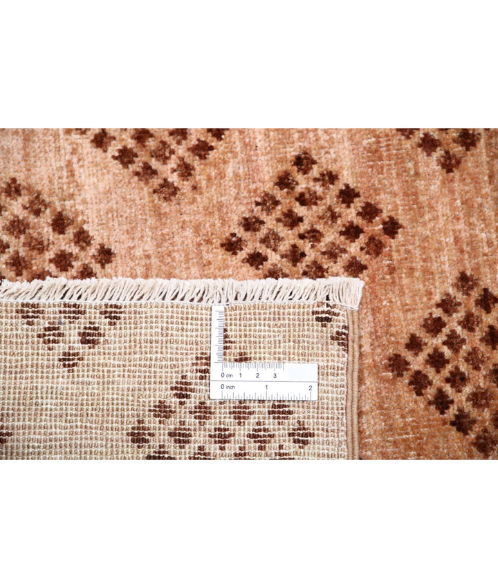 Afghan Modcar Rug 6' 8" x 9' 6" Hand-Knotted | No. AT94098
