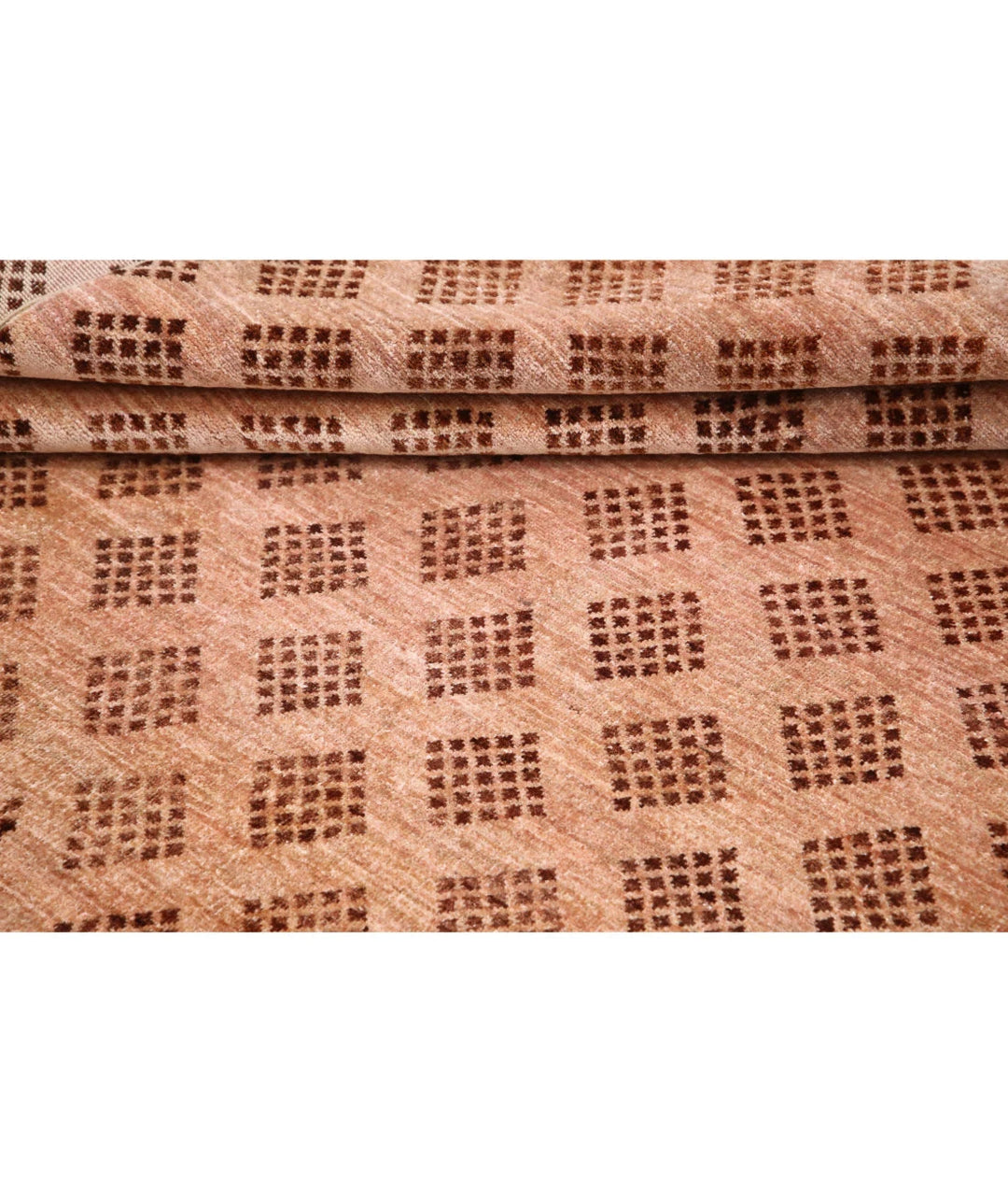 Afghan Modcar Rug 6' 8" x 9' 6" Hand-Knotted | No. AT94098