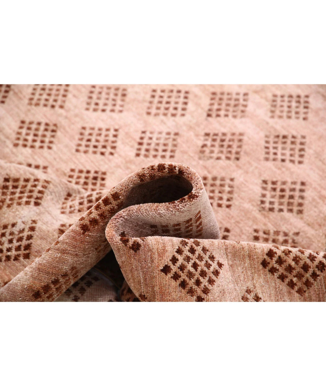 Afghan Modcar Rug 6' 8" x 9' 6" Hand-Knotted | No. AT94098