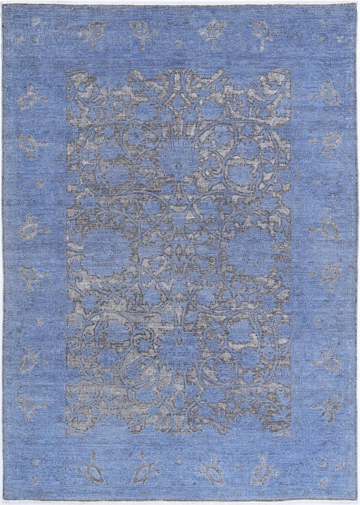 Afghan Oriental Rug 4' 10" x 6' 11" Hand-Knotted | No. AT94315