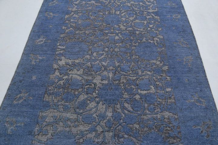 Afghan Oriental Rug 4' 10" x 6' 11" Hand-Knotted | No. AT94315