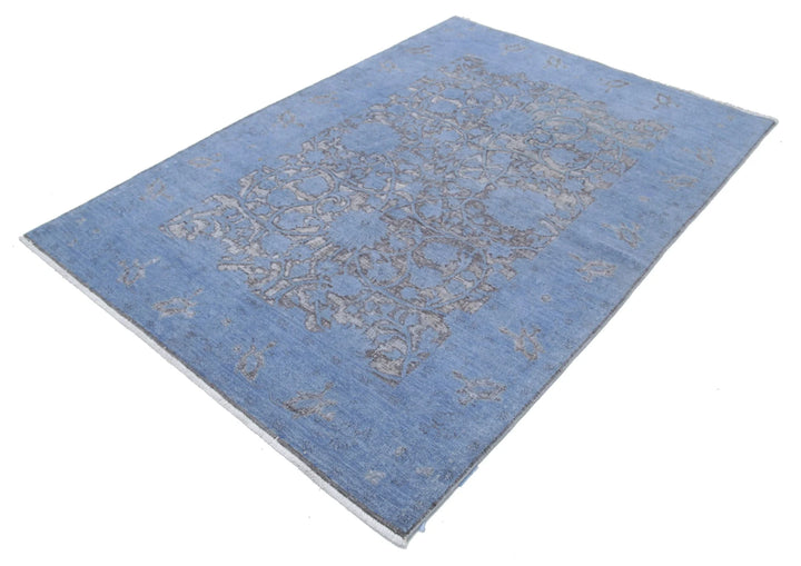 Afghan Oriental Rug 4' 10" x 6' 11" Hand-Knotted | No. AT94315
