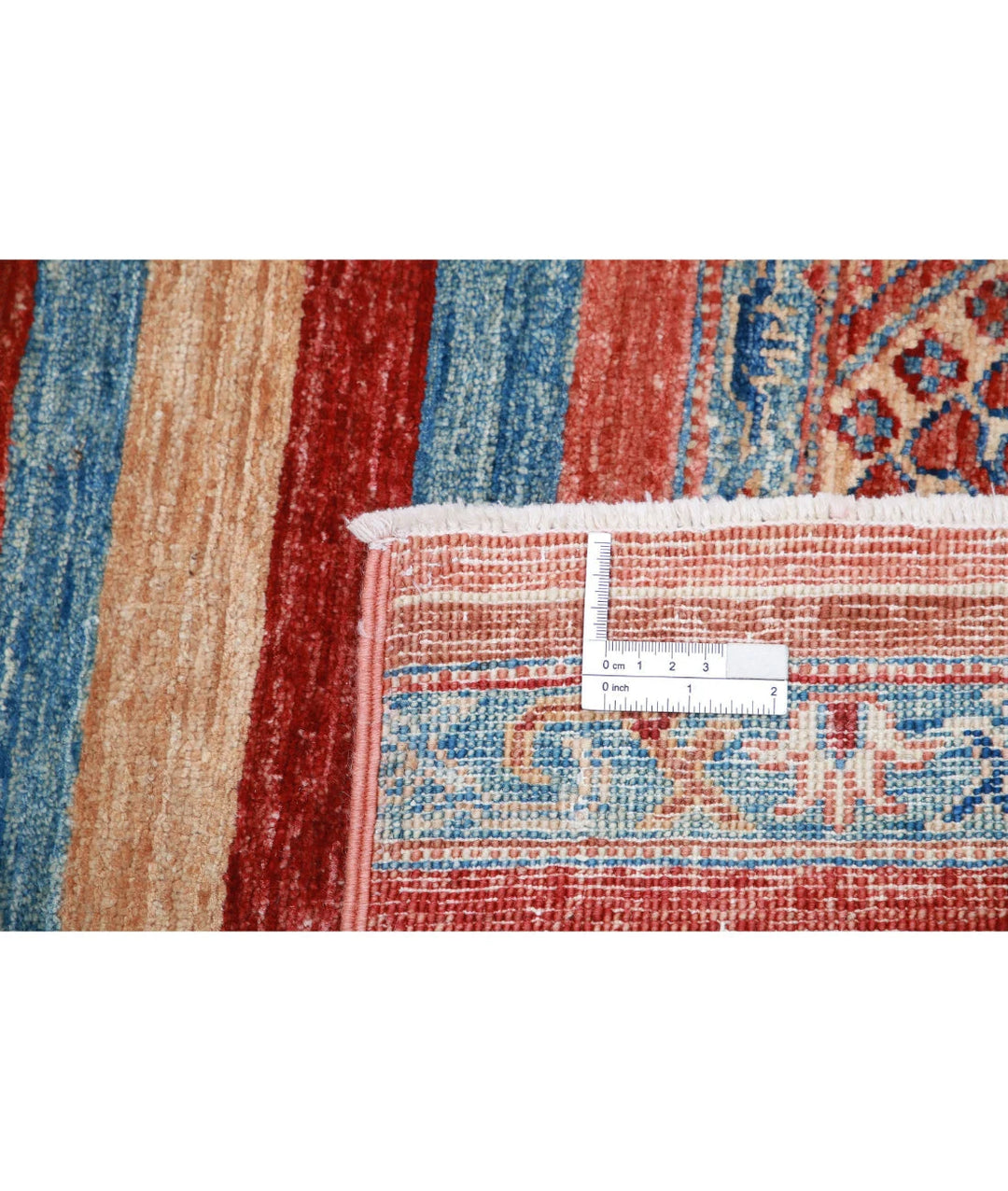 Afghan Khurjeen Rug 6' 7" x 9' 8" Hand-Knotted | No. AT94717