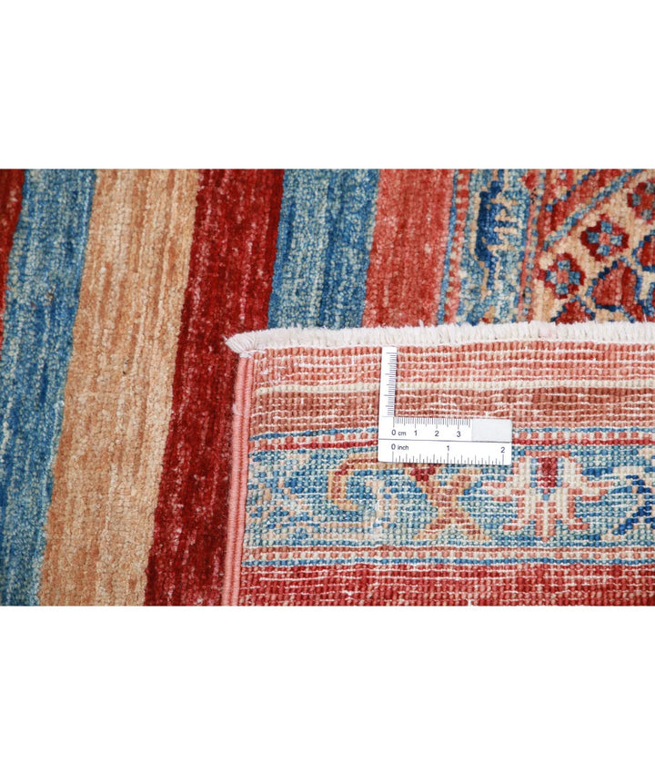 Afghan Khurjeen Rug 6' 7" x 9' 8" Hand-Knotted | No. AT94717