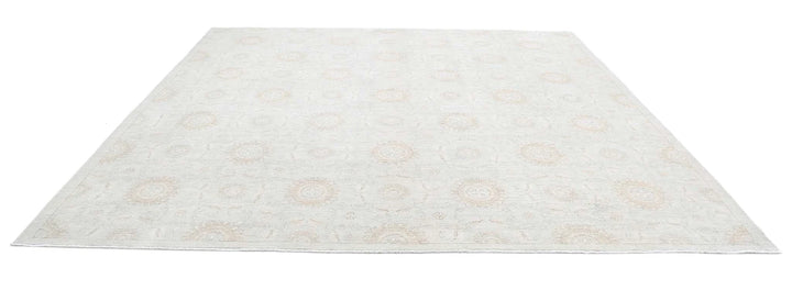 Afghan Oriental Rug 11' 0" x 10' 10" Hand-Knotted | No. AT94951