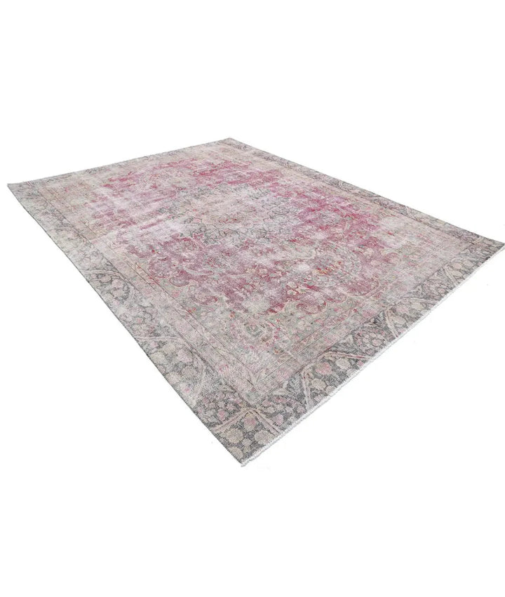 Persian Kerman Vintage Rug 8' 5" x 11' 2" Hand-Knotted | No. AT94958
