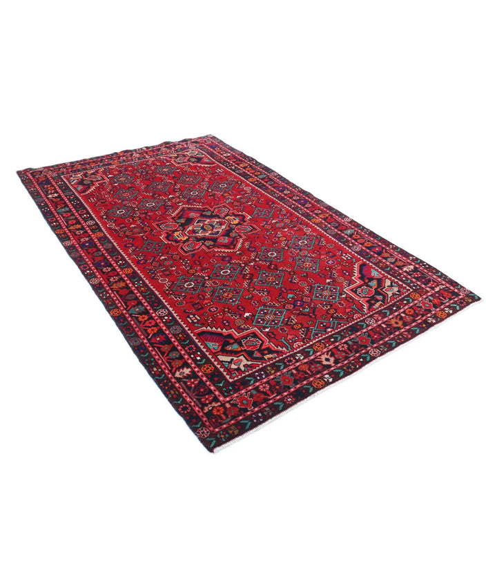 Persian Hamadan Rug 5' 4" x 7' 11" Hand-Knotted | No. AT95024