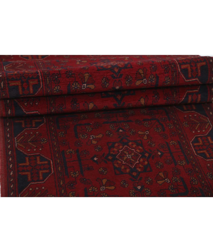 Afghan Khal Muhammadi Runner Rug 2' 6" x 15' 11" Hand-Knotted | No. AT95044