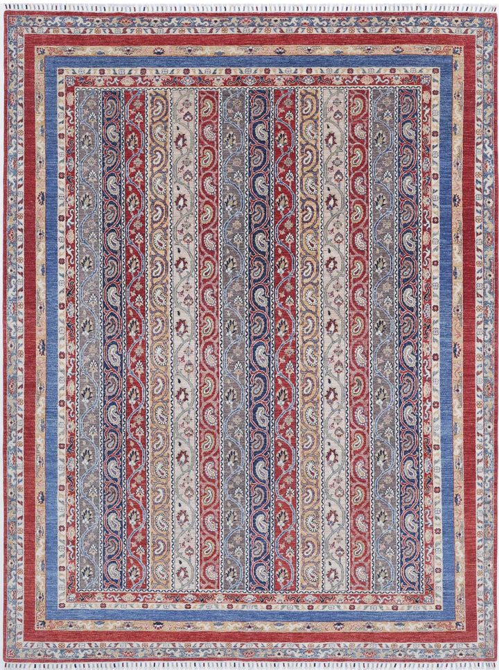 Afghan Shaal Rug 8' 11" x 11' 7" Hand-Knotted | No. AT95065