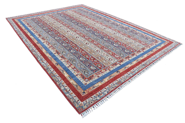 Afghan Shaal Rug 8' 11" x 11' 7" Hand-Knotted | No. AT95065