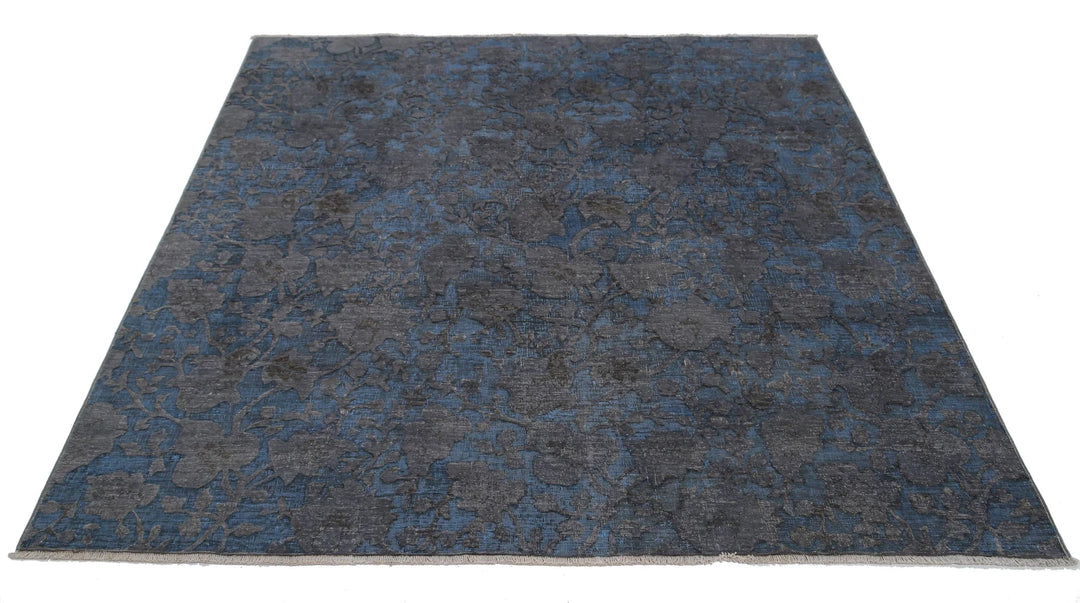 Afghan Oriental Rug 6' 0" x 6' 1" Hand-Knotted | No. AT95128
