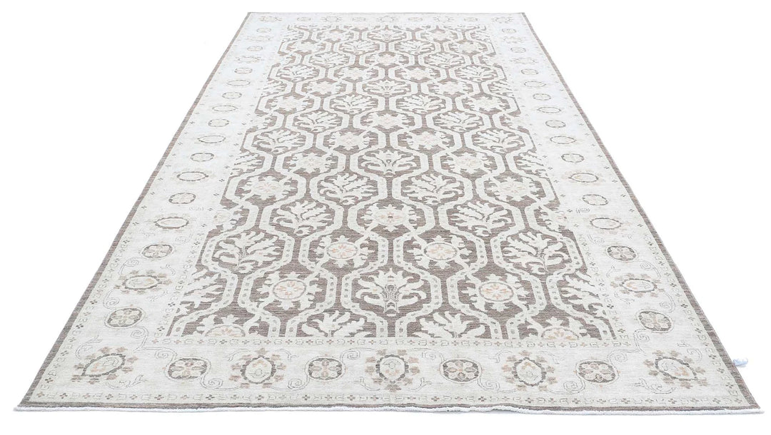 Afghan Serenity Rug 6' 7" x 12' 4" Hand-Knotted | No. AT95243