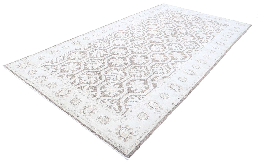 Afghan Serenity Rug 6' 7" x 12' 4" Hand-Knotted | No. AT95243