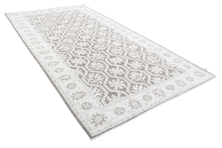 Afghan Serenity Rug 6' 7" x 12' 4" Hand-Knotted | No. AT95243