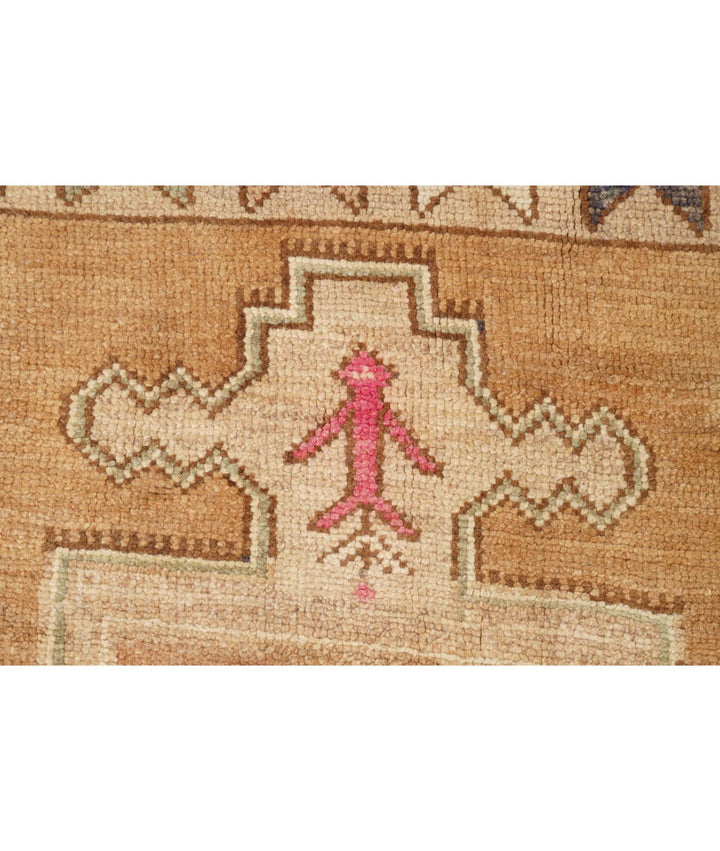 Turkish Kars Vintage Rug 7' 2" x 13' 10" Hand-Knotted | No. AT95342