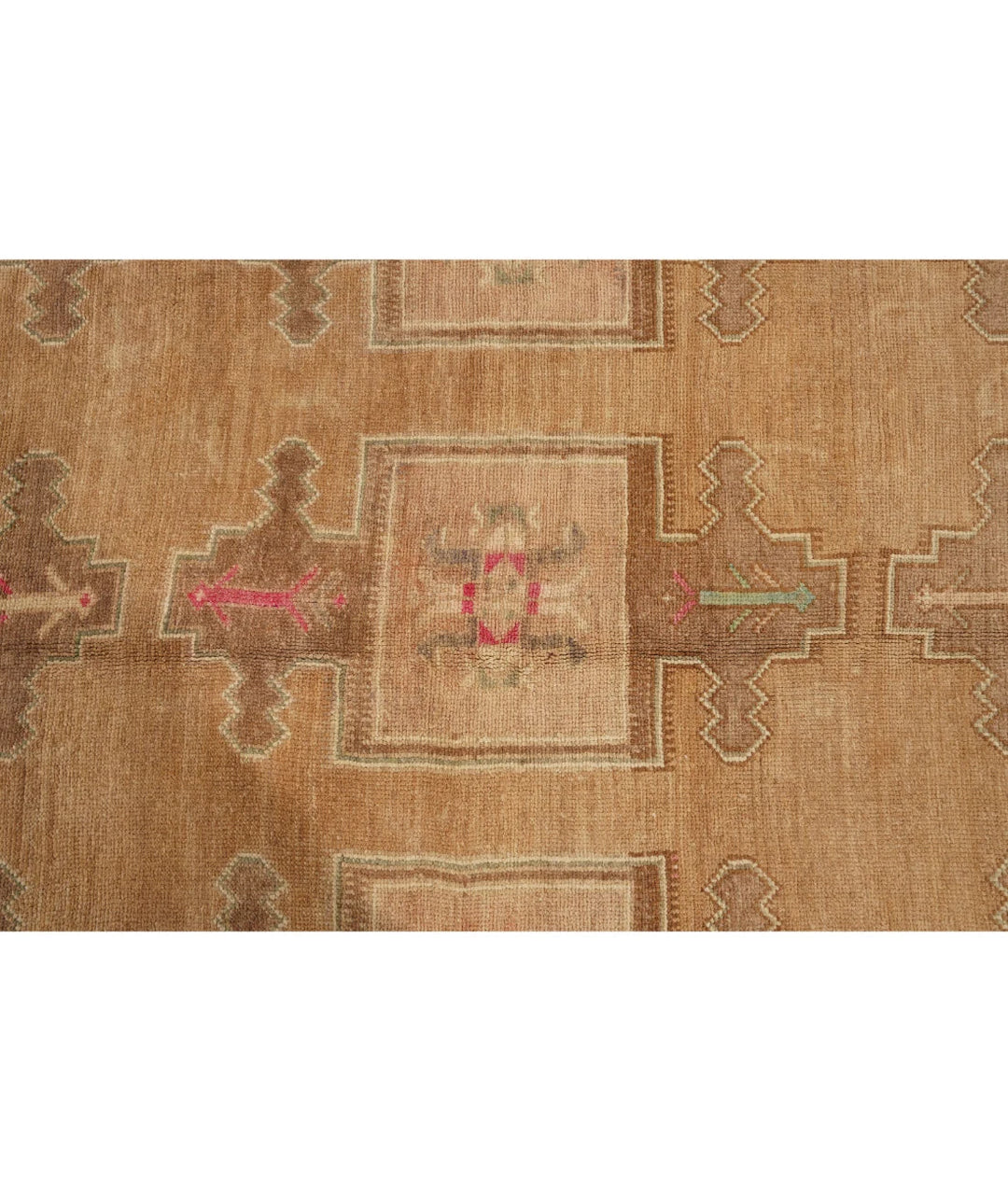 Turkish Kars Vintage Rug 7' 2" x 13' 10" Hand-Knotted | No. AT95342