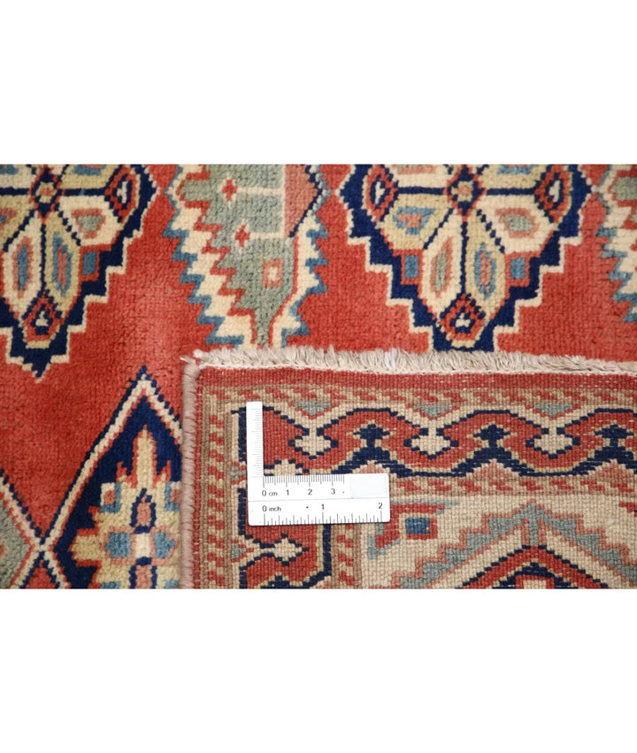 Afghan Tribal Shirvan Rug 6'3" x 8'9" Hand-Knotted | No. AT95415