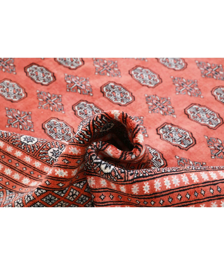 Pakistani Bokhara Rug 8' 11" x 11' 5" Hand-Knotted | No. AT95431