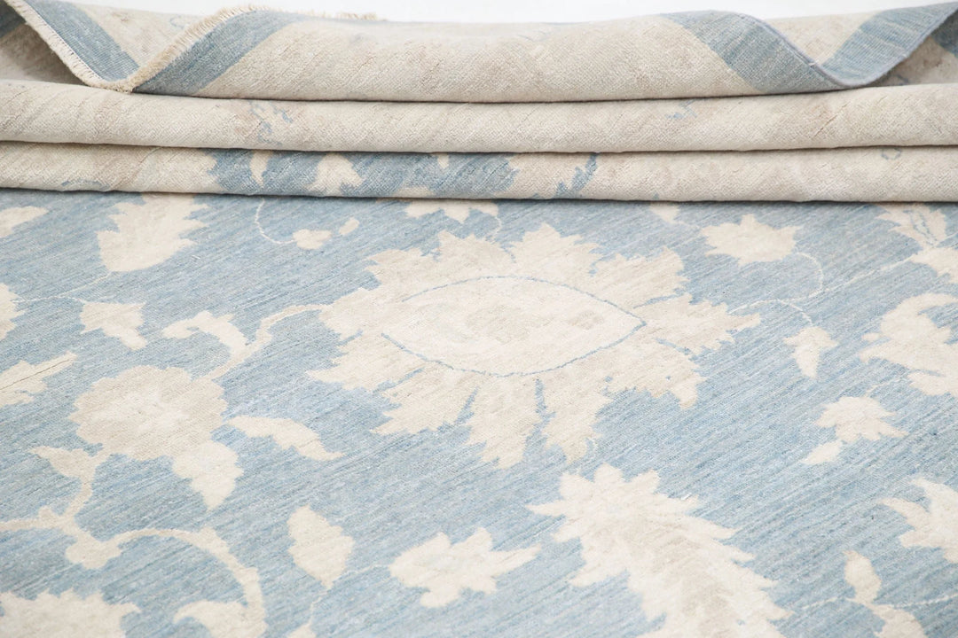 Afghan Serenity Rug 13' 2" x 19' 8" Hand-Knotted | No. AT95458