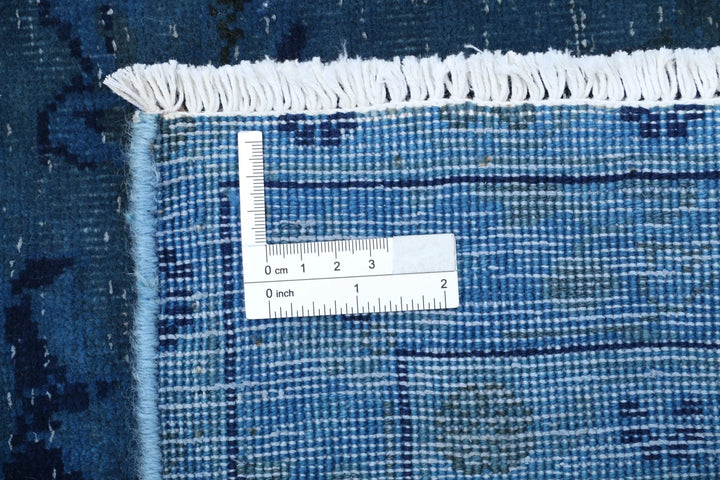 Blue Persian Overdye Rug 8' 2" x 11' 0" Hand-Knotted | No. AT95667