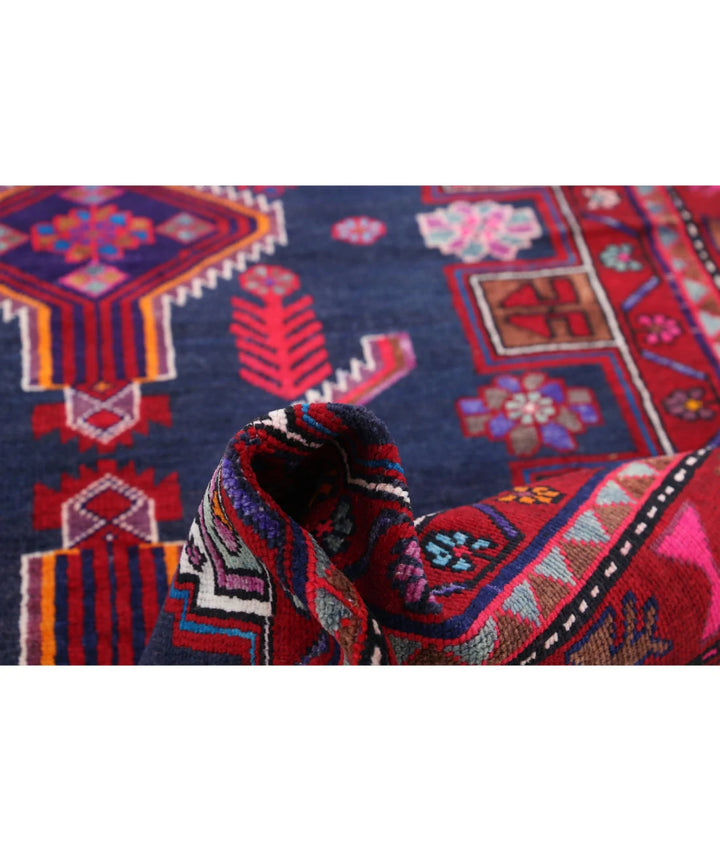 Persian Hamadan Rug 4' 10" x 8' 10" Hand-Knotted | No. AT95800