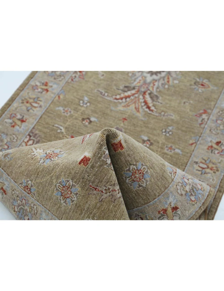 Afghan Ziegler Rug 2' 6" x 8' 0" Hand-Knotted | No. AT95922