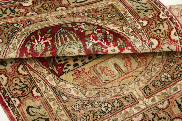 Persian Pictorial Rug 2' 0" x 2' 9" Hand-Knotted | No. AT95969