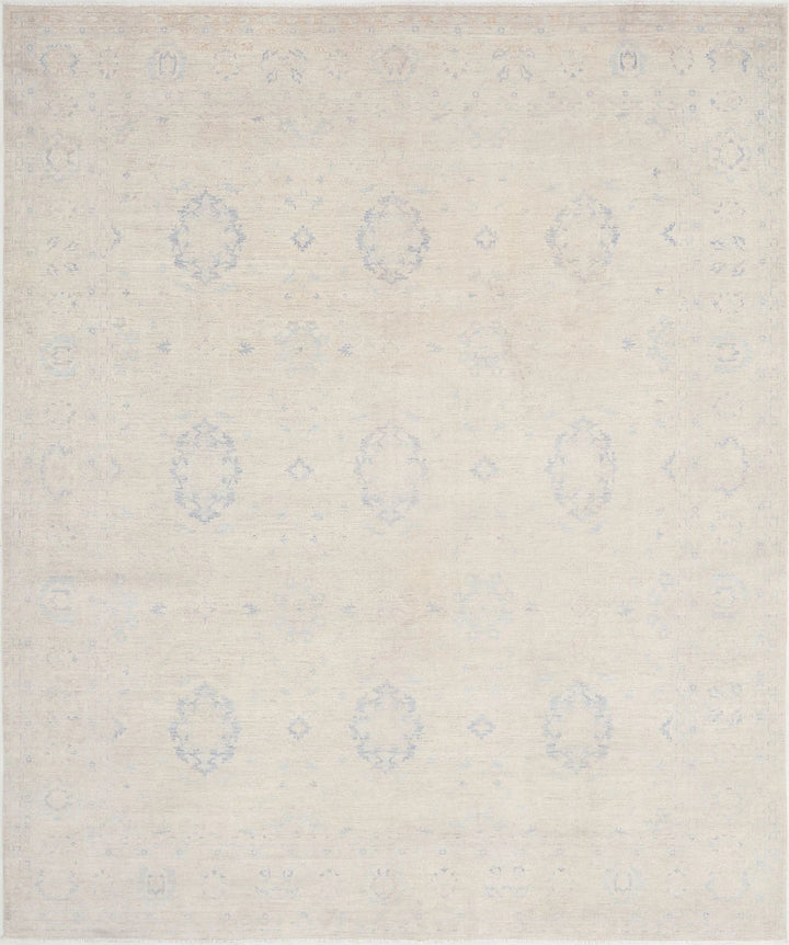 Afghan Serenity Rug 8' 1" x 9' 8" Hand-Knotted | No. AT96005