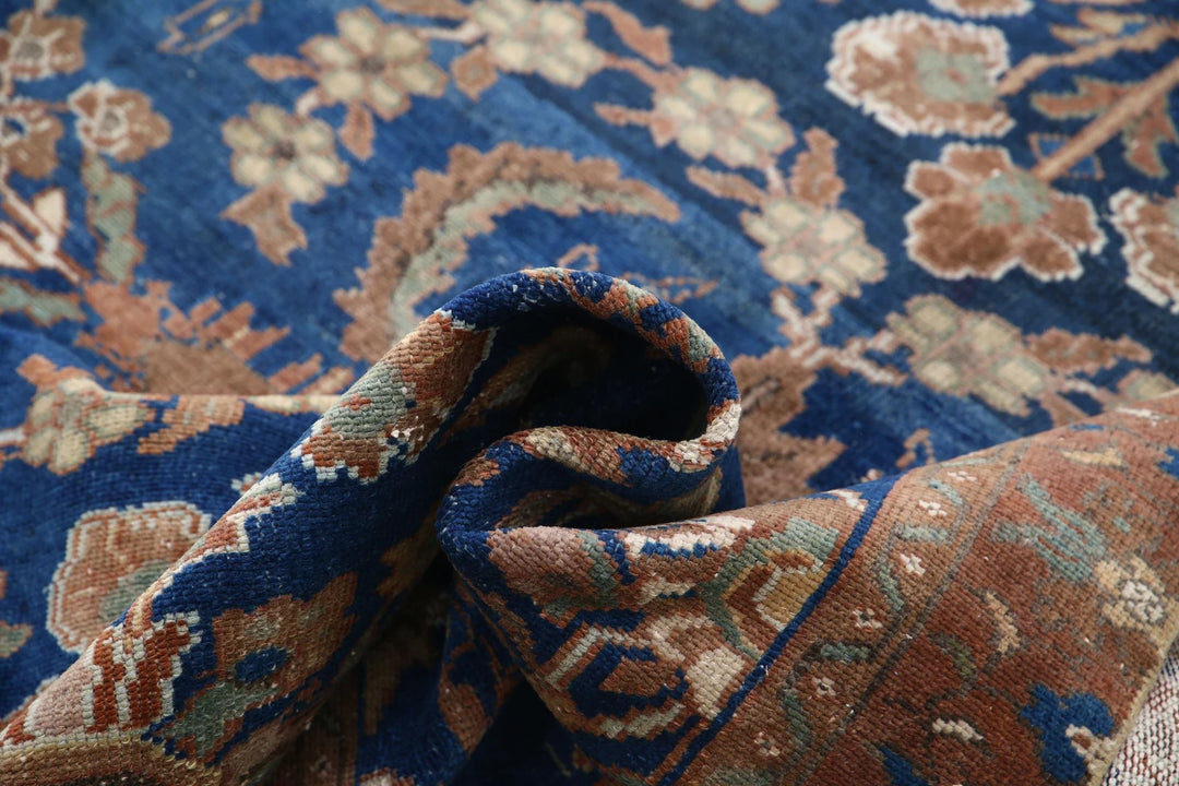 Persian Hamadan Runner Rug 4' 6" x 10' 1" Hand-Knotted | No. AT96237