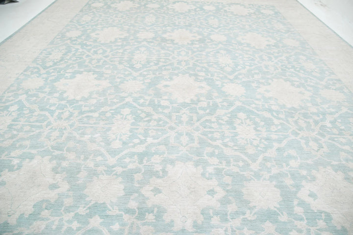 Afghan Oushak Rug 15' 10" x 21' 9" Hand-Knotted | No. AT96255