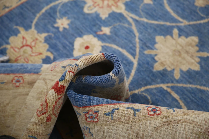 Afghan Ziegler Rug 4' 10" x 6' 8" Hand-Knotted | No. AT96398
