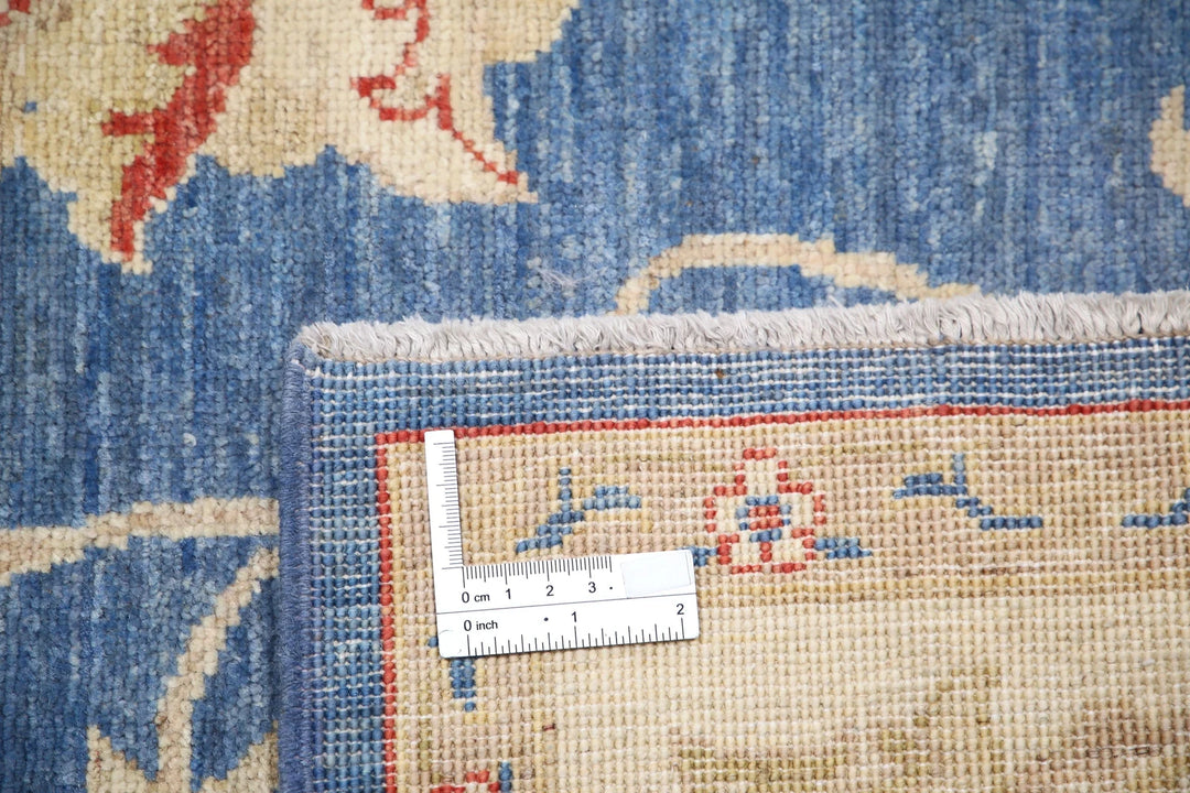 Afghan Ziegler Rug 4' 10" x 6' 8" Hand-Knotted | No. AT96398