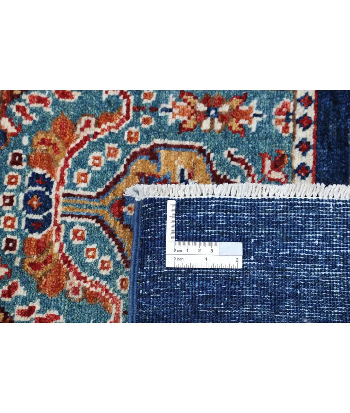 Afghan Bakhtiari Rug 5' 0" x 6' 0" Hand-Knotted | No. AT96435