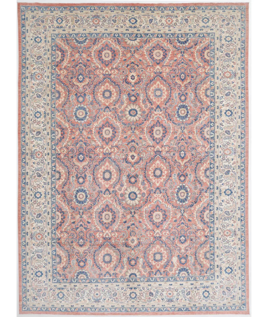 Afghan Serenity Rug 10' 0" x 13' 11" Hand-Knotted | No. AT96496