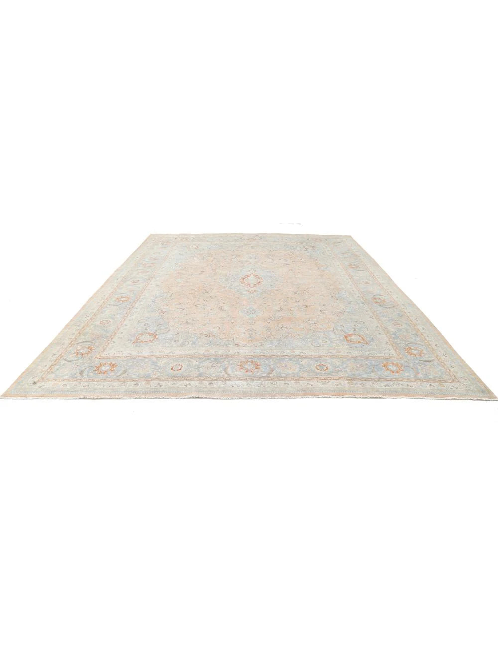 Persian Tabriz Rug 11' 2" x 14' 1" Hand-Knotted | No. AT96900