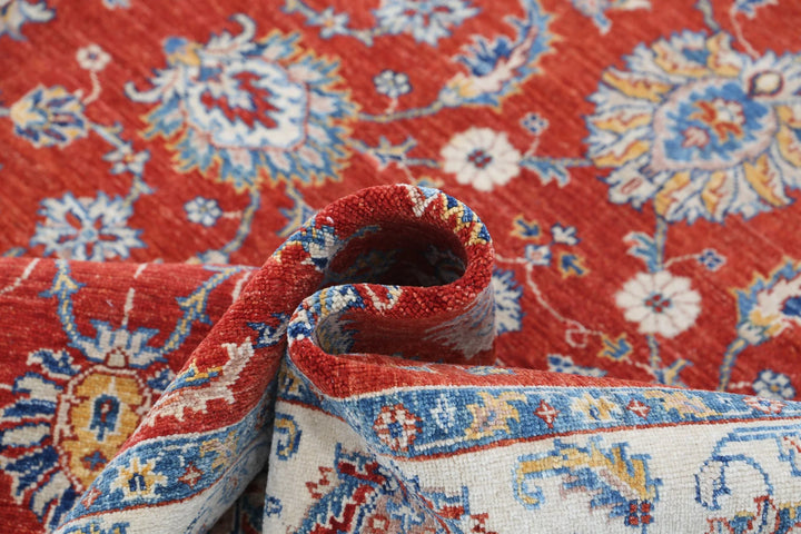 Afghan Ziegler Farhan Rug 4' 8" x 6' 3" Hand-Knotted | No. AT96917