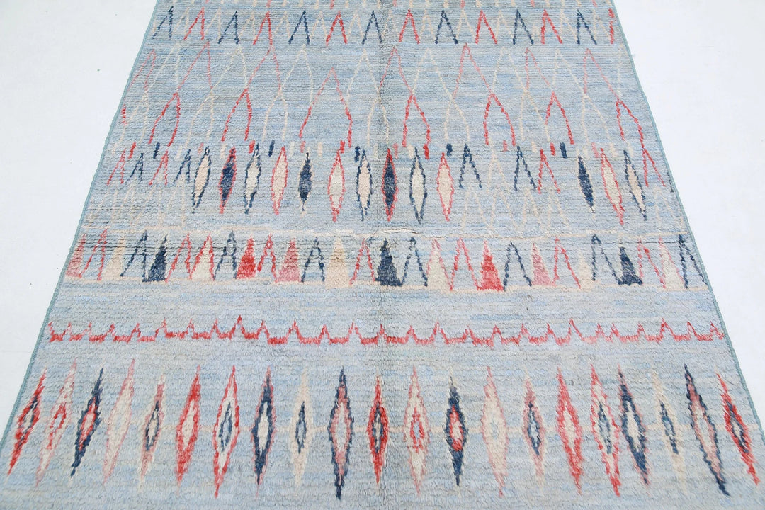 Afghan Tribal Rug 2' 11" x 5' 0" Hand-Knotted | No. AT96925