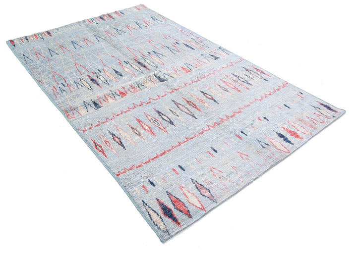 Afghan Tribal Rug 2' 11" x 5' 0" Hand-Knotted | No. AT96925