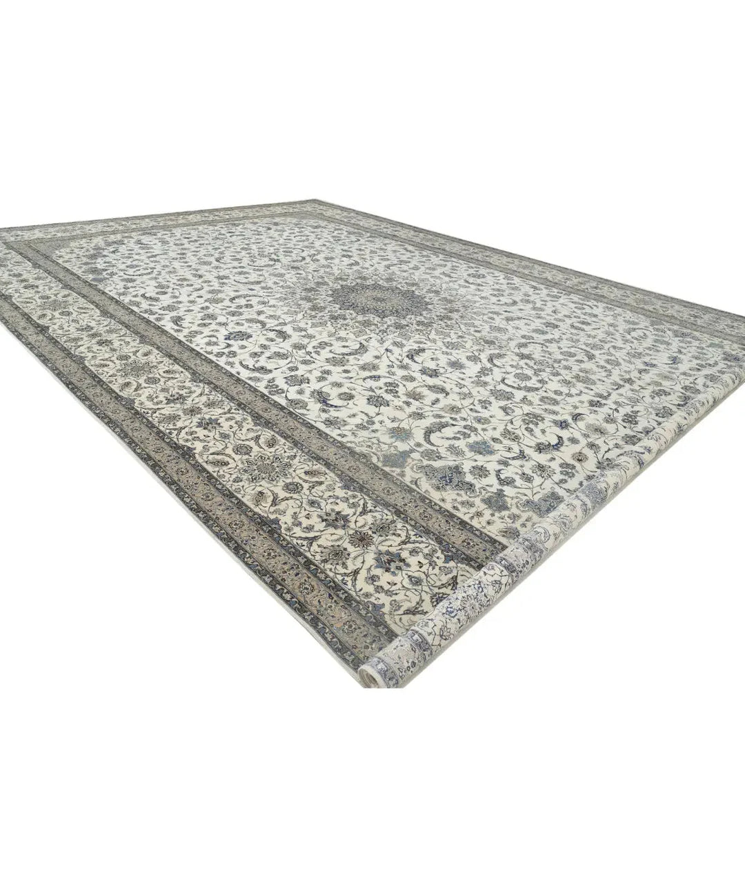 Persian Nain Fine Rug 16' 3" x 25' 6" Hand-Knotted | No. AT96969