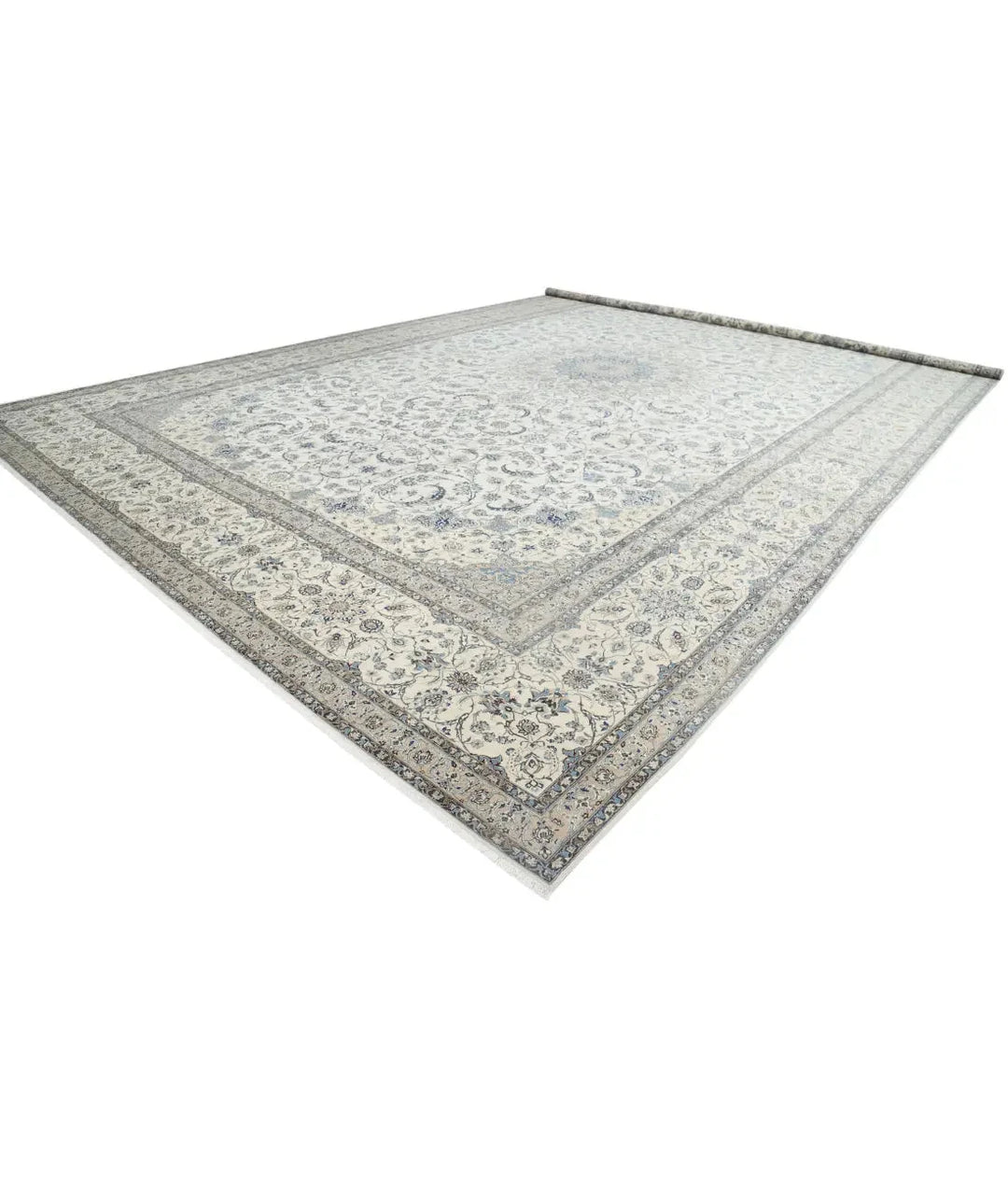 Persian Nain Fine Rug 16' 3" x 25' 6" Hand-Knotted | No. AT96969