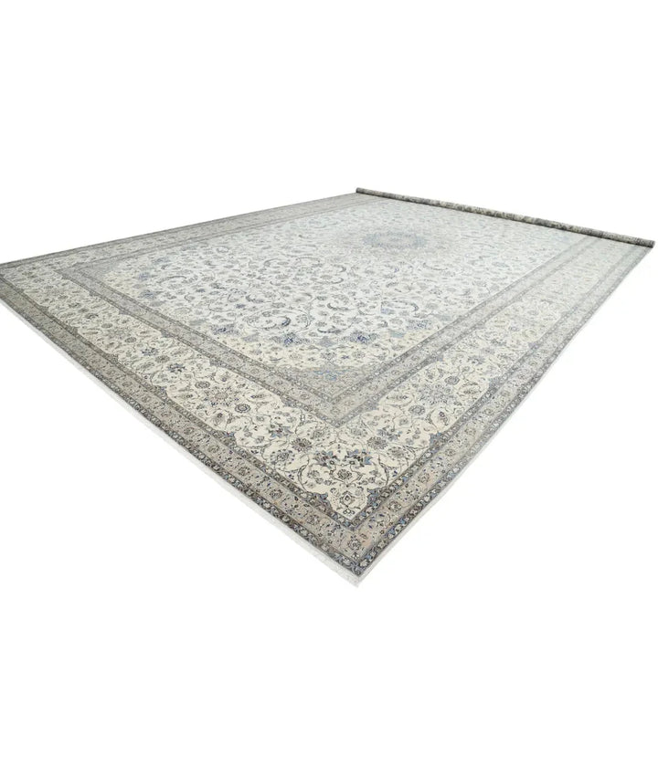 Persian Nain Fine Rug 16' 3" x 25' 6" Hand-Knotted | No. AT96969