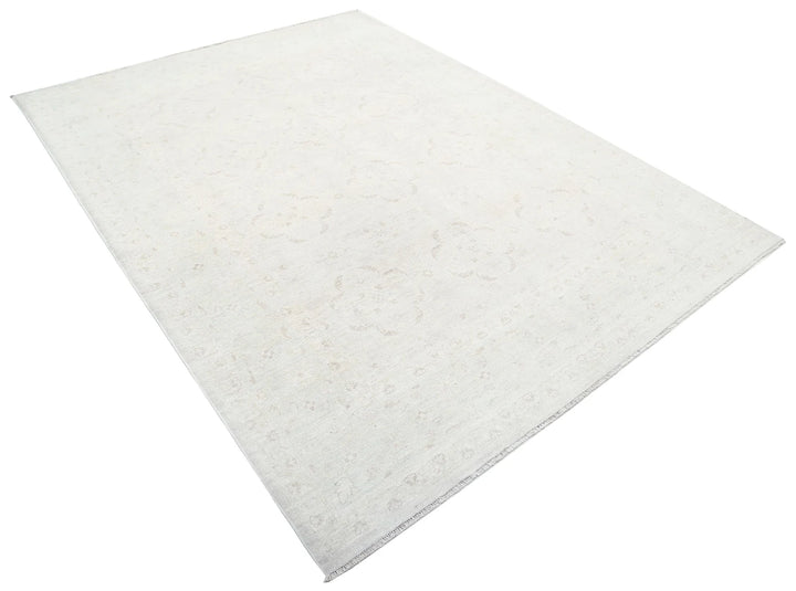 Afghan Tabriz Rug 6' 2" x 8' 3" Hand-Knotted | No. AT97057