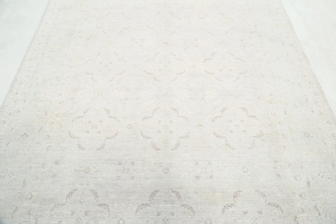Afghan Tabriz Rug 6' 2" x 8' 3" Hand-Knotted | No. AT97057