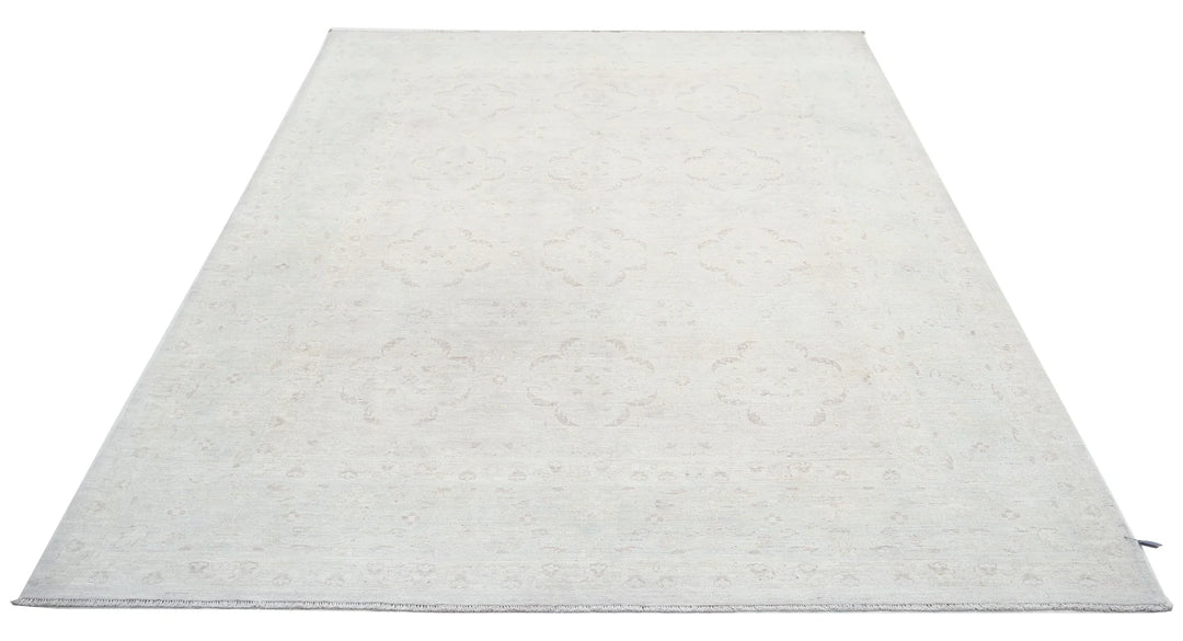 Afghan Tabriz Rug 6' 2" x 8' 3" Hand-Knotted | No. AT97057