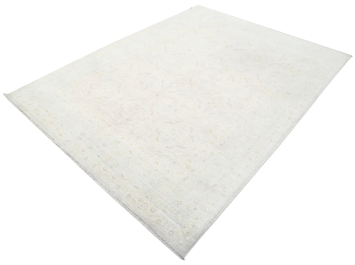 Afghan Tabriz Rug 6' 2" x 8' 3" Hand-Knotted | No. AT97057